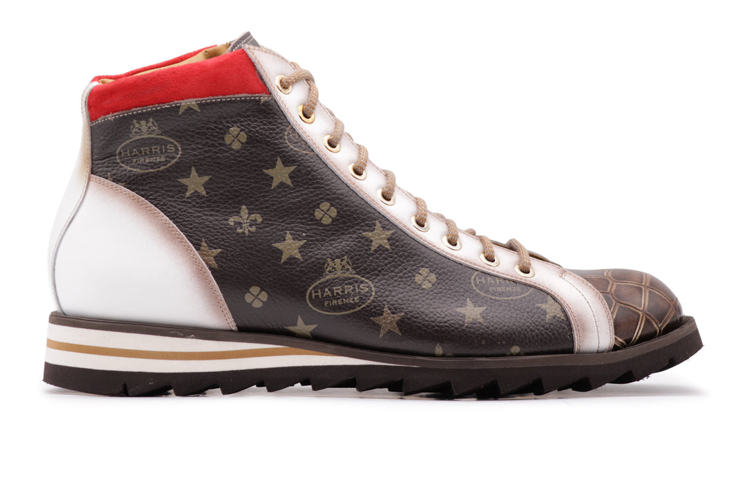 Stiefeletten 3019 Monogramm – Testa di Moro
