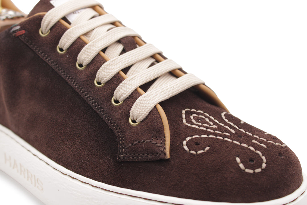 London Suede Sneakers – Testa di Moro
