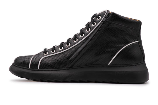Python ankle boot 3019 - Black