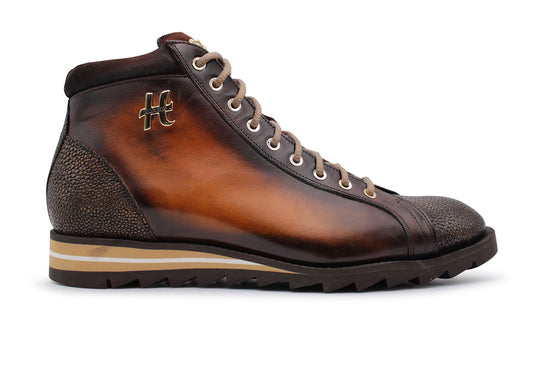 Stiefelette aus Leder