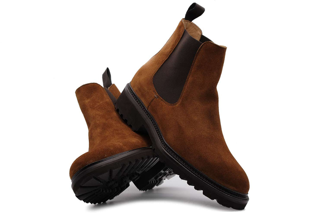 Bota de tobillo de cuero