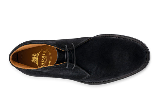 Polacchino in suede Nero