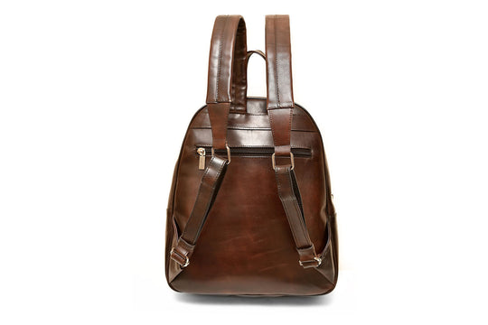 Leather backpack