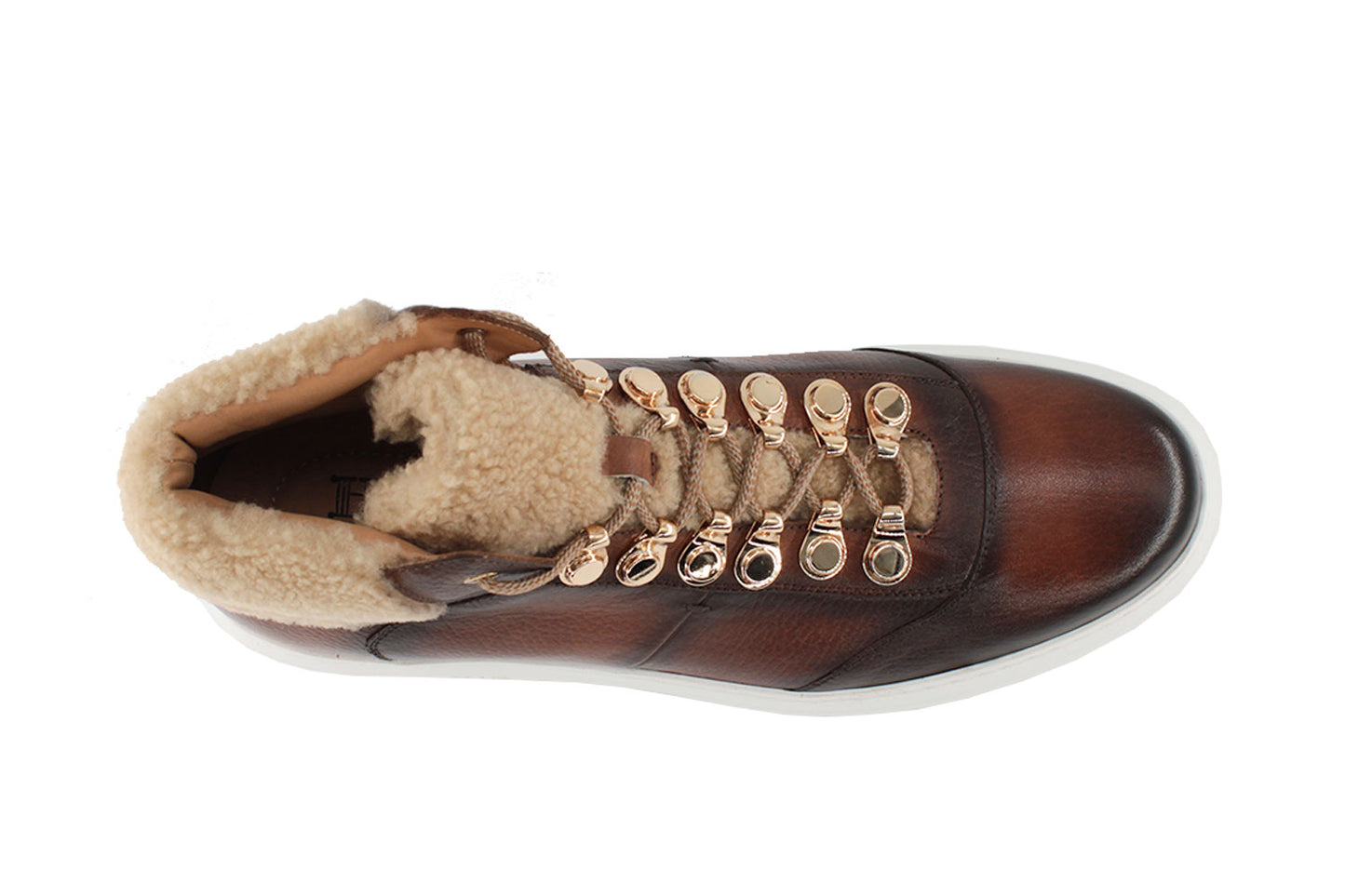 Leather ankle boot