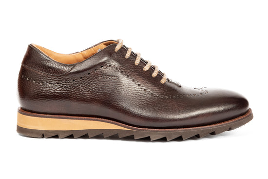 Baskets en cuir