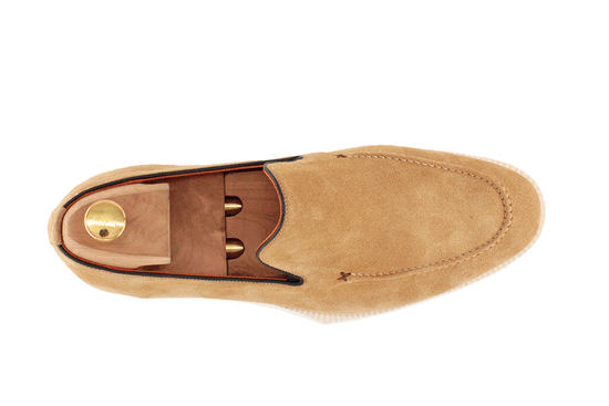 Leather moccasin