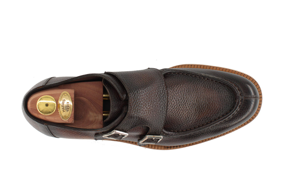 Double leather buckle