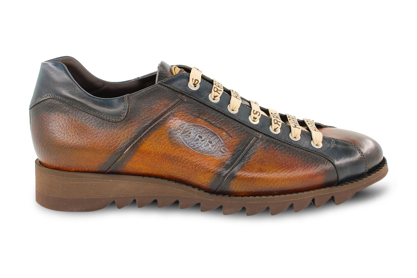 Baskets en cuir